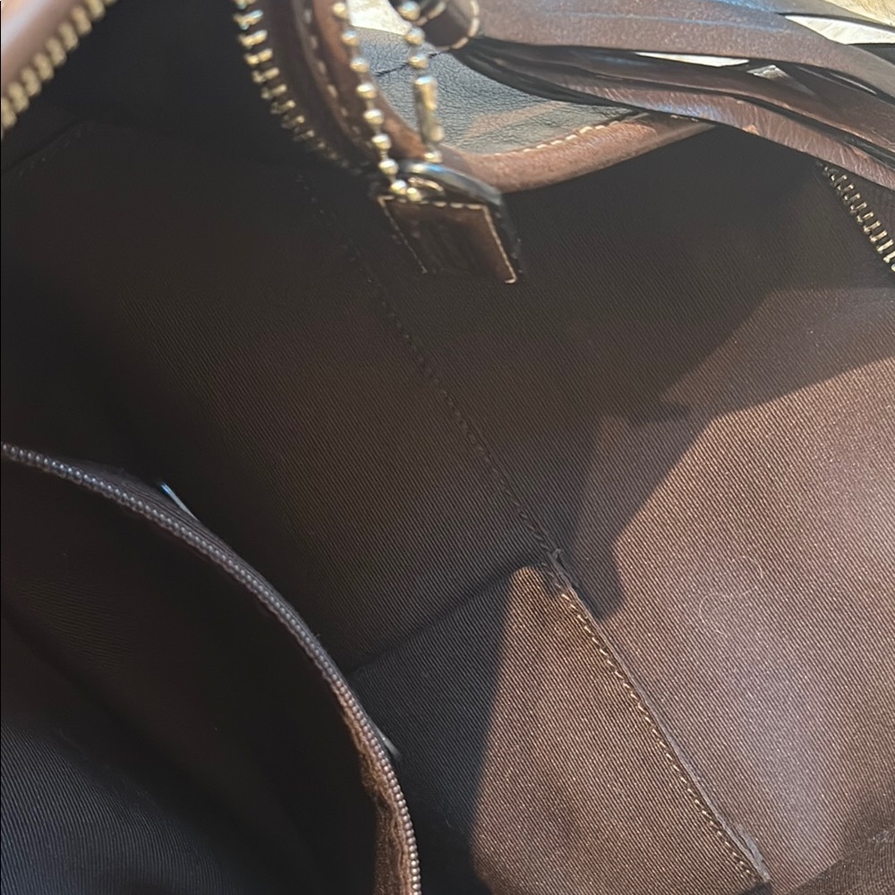Vintage Coach Brown Leather Shoulder Bag - Picture 7 of 7